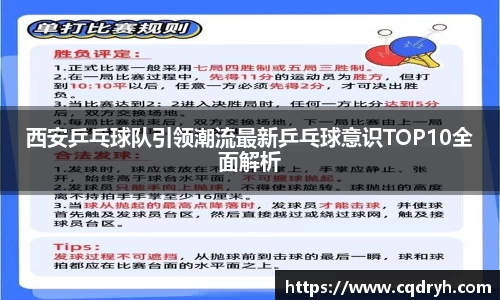 西安乒乓球队引领潮流最新乒乓球意识TOP10全面解析